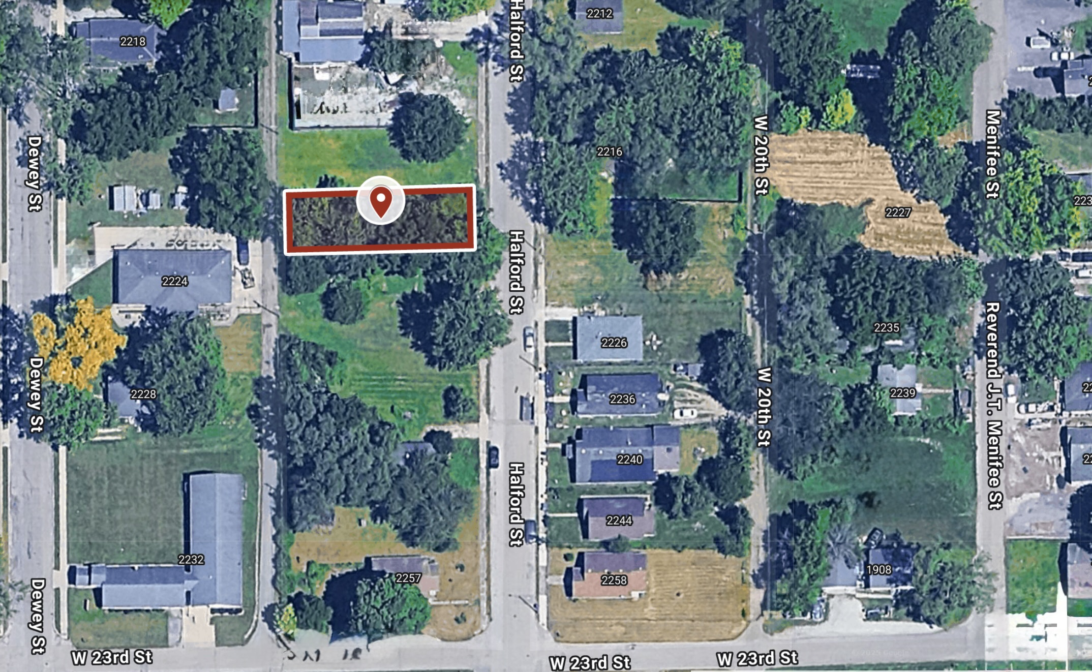42 X 127 Sq ft. Residential City-lot in Anderson, IN, 37.7 Miles North-East of Indianapolis