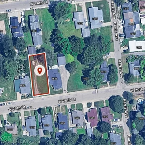 50 X 126 Sq ft. Residential City-lot in Anderson, IN, 37.8 Miles North-East of Indianapolis