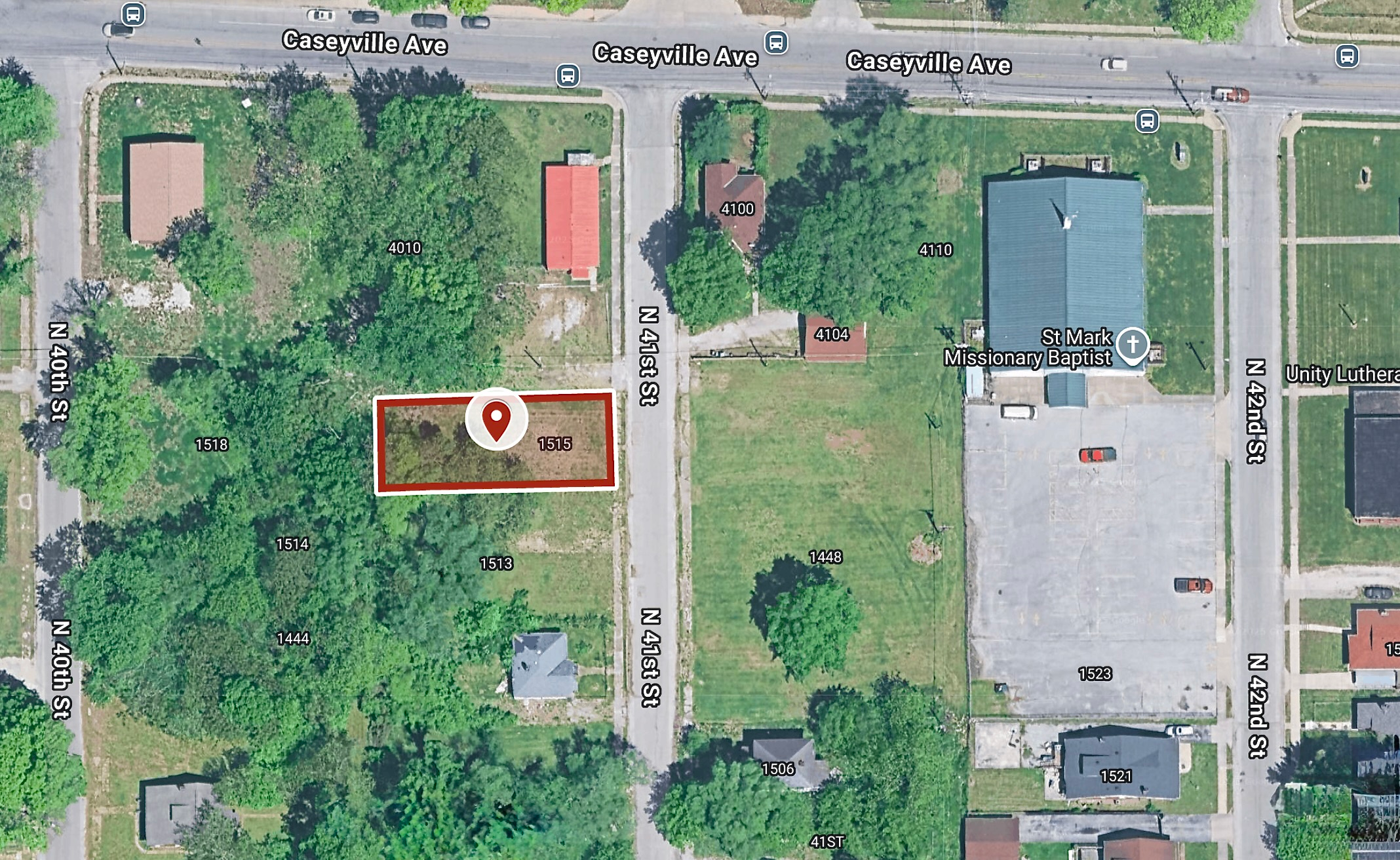 125 X 125 Sq ft. City Lot close to Downtown St. Louis