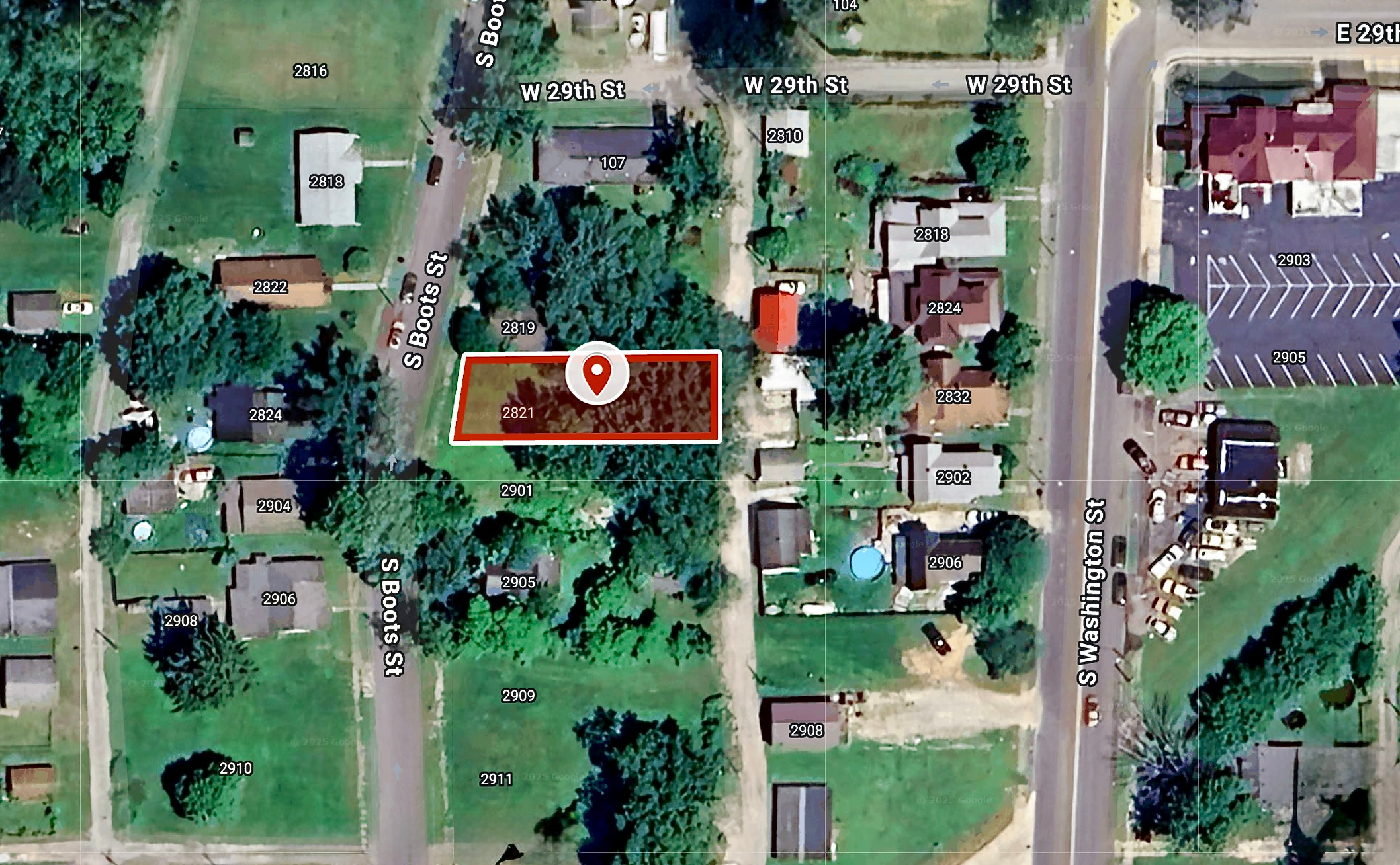 0.14 Acres (44 X 143 Sq ft.) Residential City lot near Indiana Wesleyan University