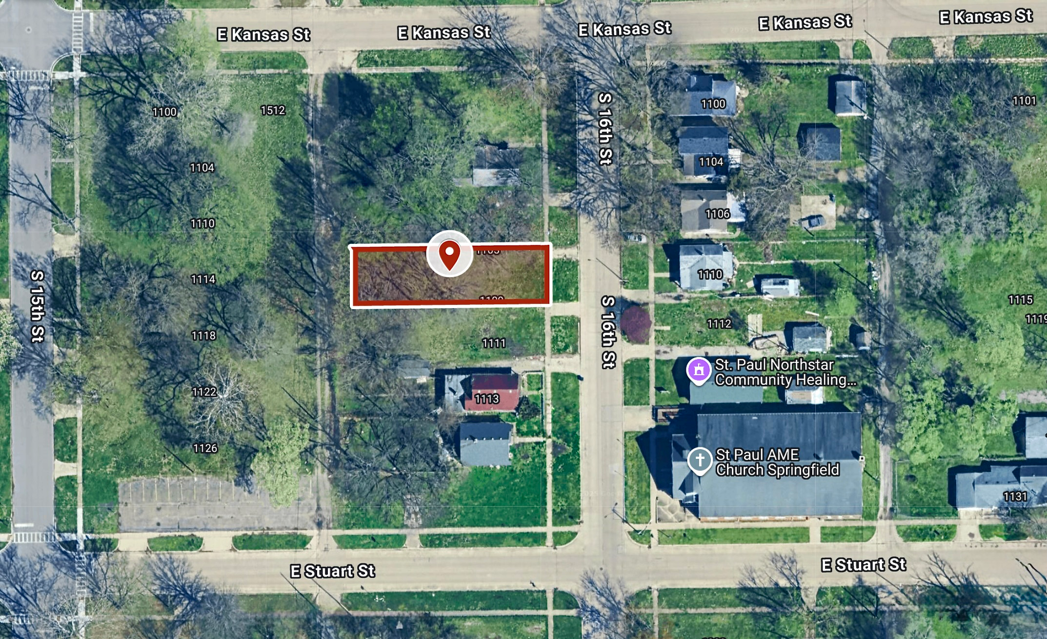 40 X 138.15 Sq ft. Residential City Lot in Springfield, IL (Capital of Illinois)