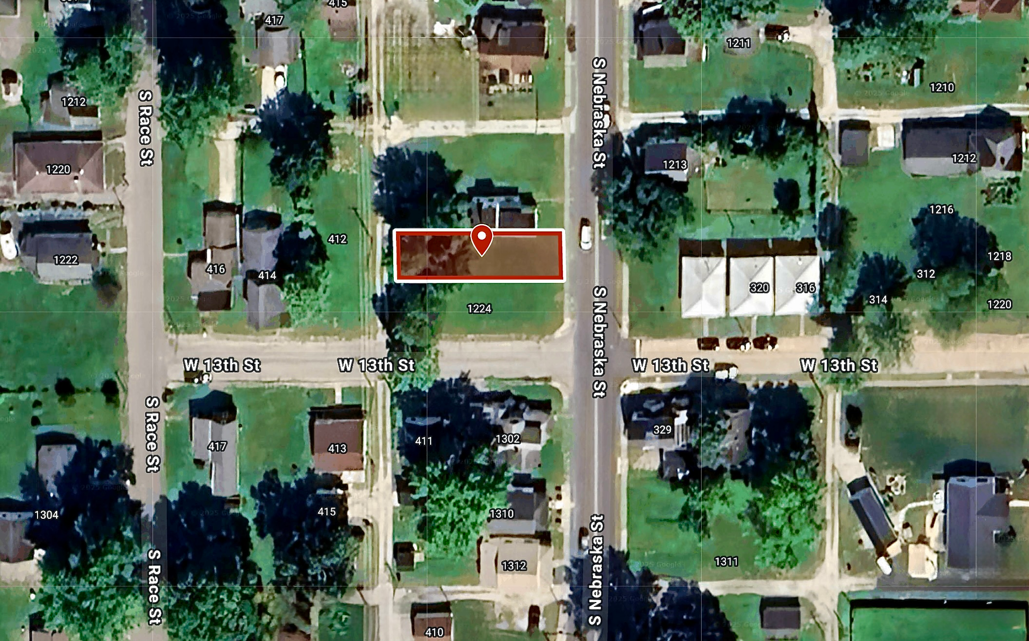 33 X 117 Sq ft. Residential City lot near Indiana Wesleyan University