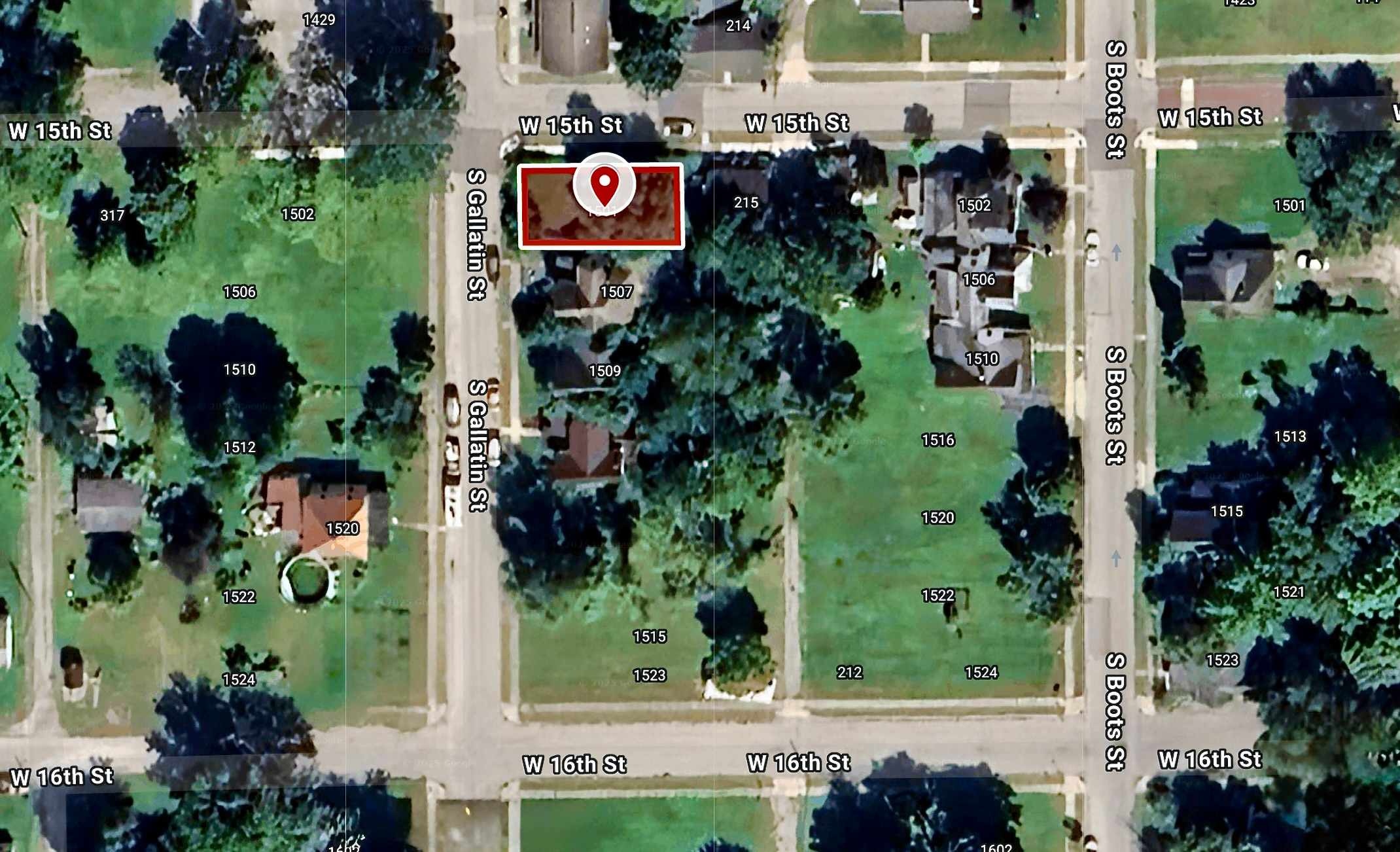 40 X 70 Sq ft. Residential City lot near Indiana Wesleyan University
