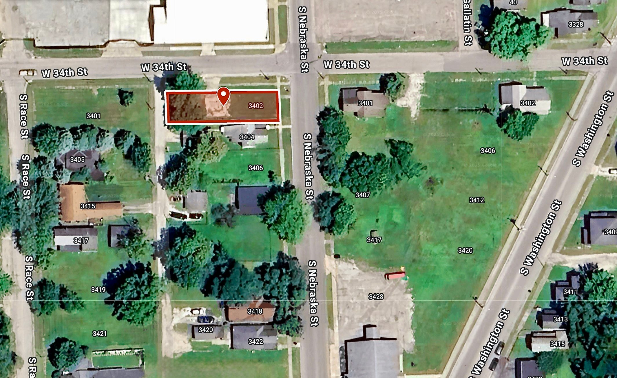 37 X 132 Sq ft. Residential City lot near Indiana Wesleyan University