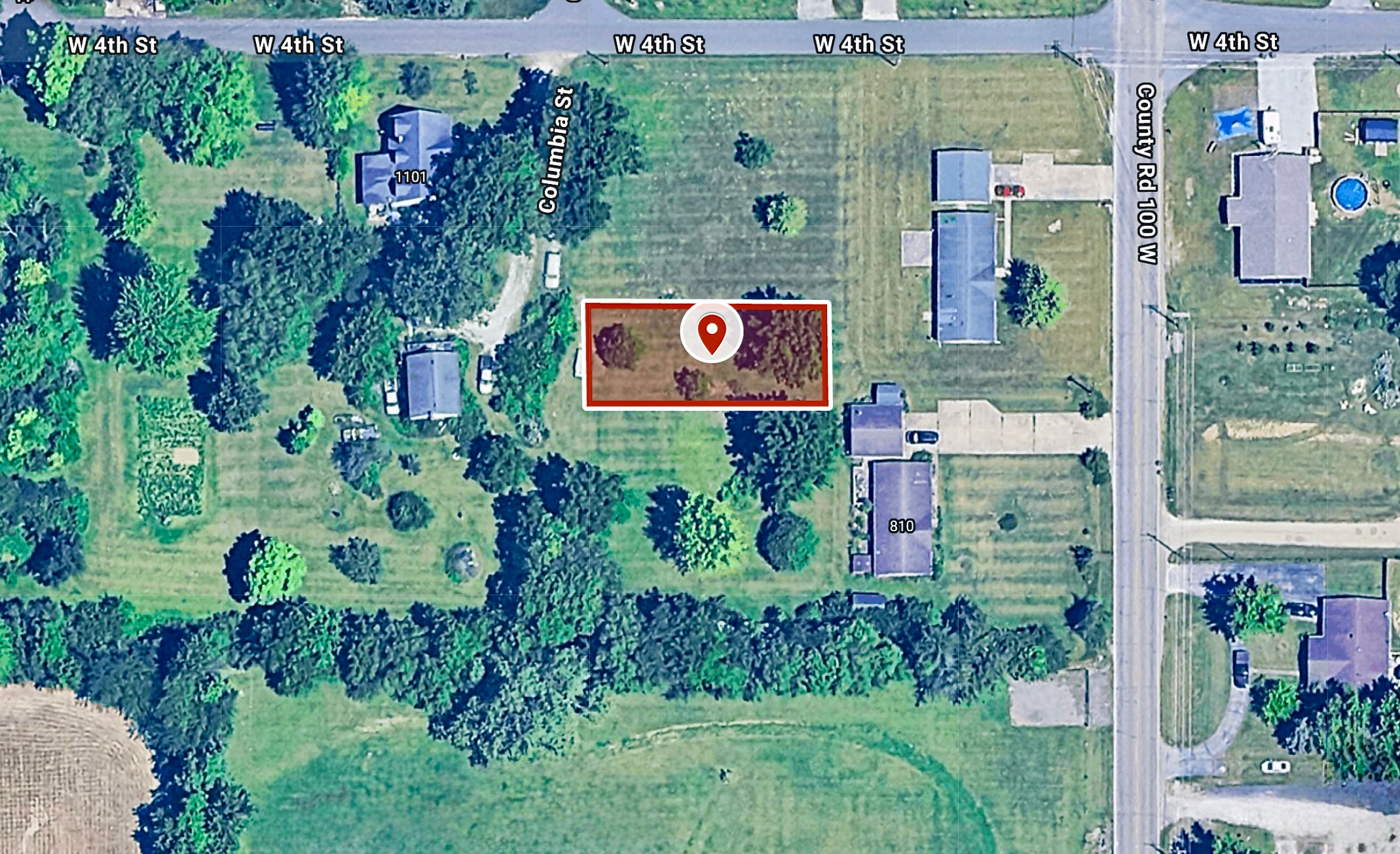 54 X 124 Sq ft. Residential City-lot in Alexandria, IN, 53 Miles North-East of Indianapolis