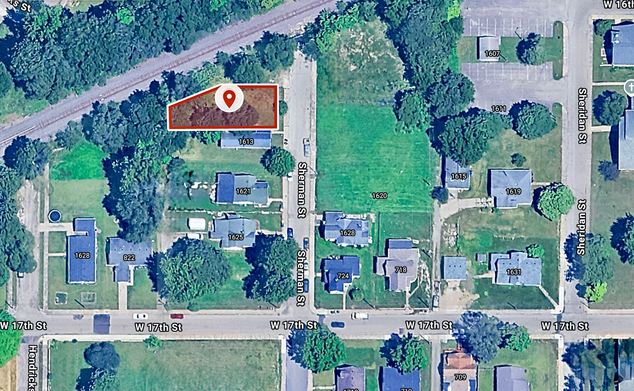 0.13 Ac Residential City-lot in Anderson, IN, 38.1 Miles North-East of Indianapolis