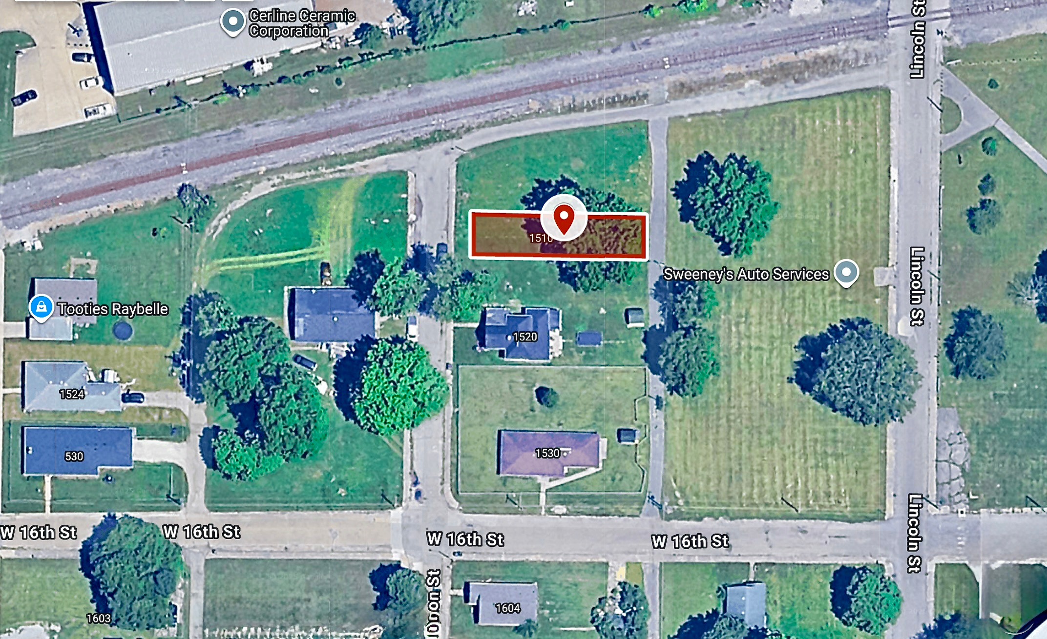 30 X 126 Sq ft. Residential City-lot in Anderson, IN, 38.2 Miles North-East of Indianapolis