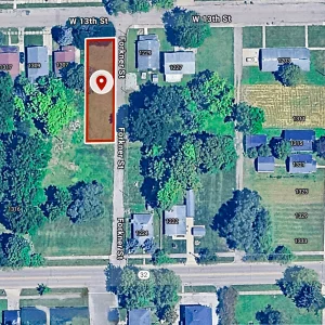 40 X 141 Sq ft. Residential City-lot in Anderson, IN, 38.4 Miles North-East of Indianapolis