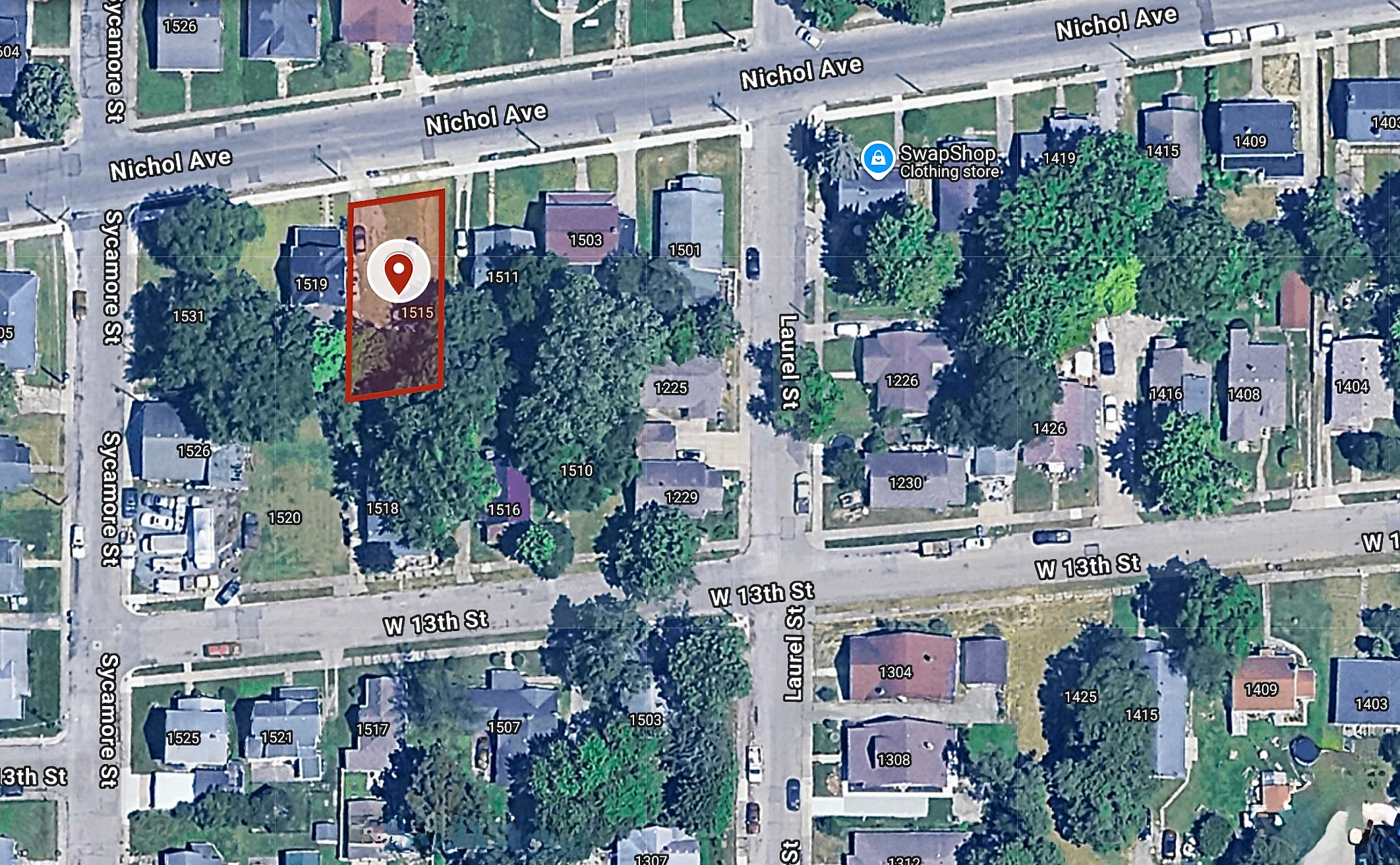 51 X 98 Sq ft. Residential City-lot in Anderson, IN, 38.4 Miles North-East of Indianapolis