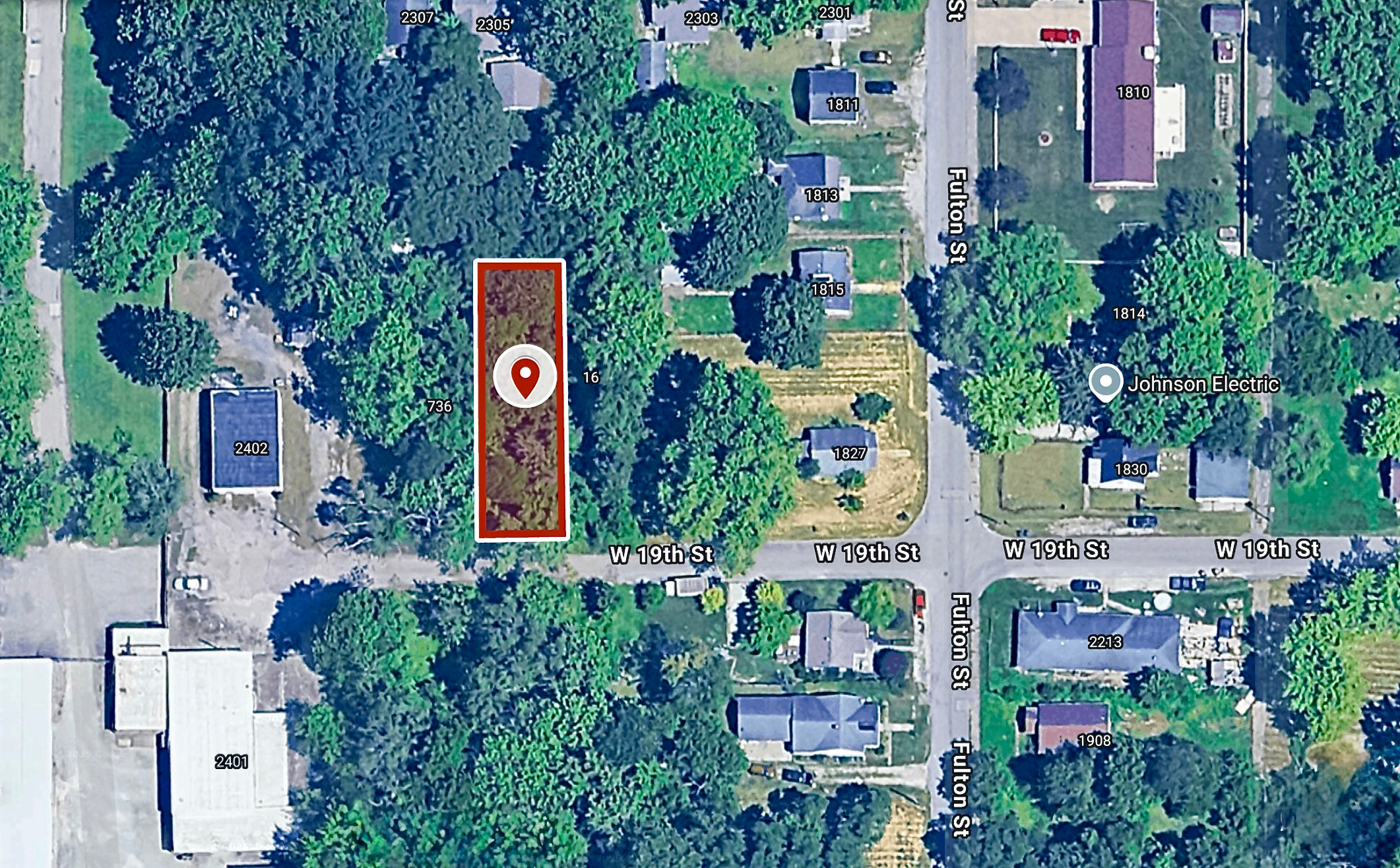 44 X 143 Sq ft. Residential City-lot in Anderson, IN, 37.9 Miles North-East of Indianapolis