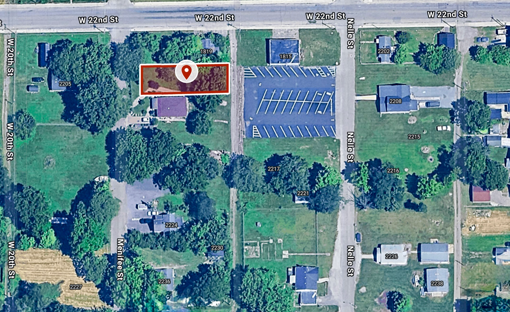 41 X 127 Sq ft. Residential City-lot in Anderson, IN, 37.8 Miles North-East of Indianapolis