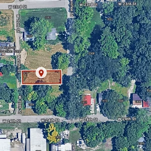 40 X 124 Sq ft. Residential City-lot in Anderson, IN, 37.7 Miles North-East of Indianapolis