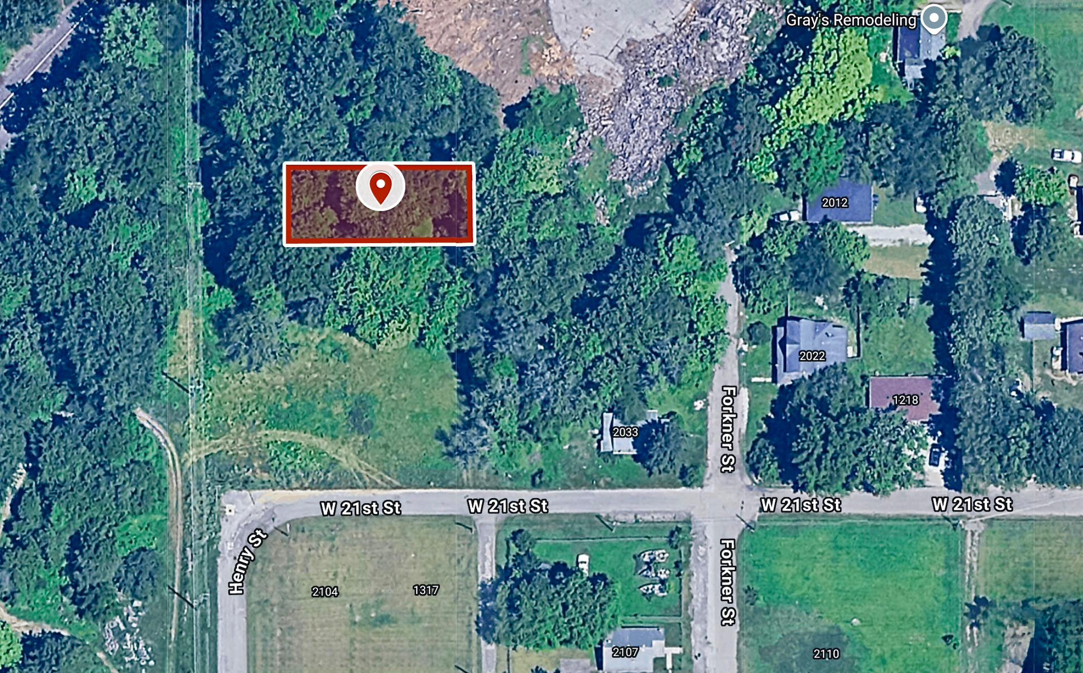 50 X 127 Sq ft. Residential City-lot in Anderson, IN, 37.6 Miles North-East of Indianapolis