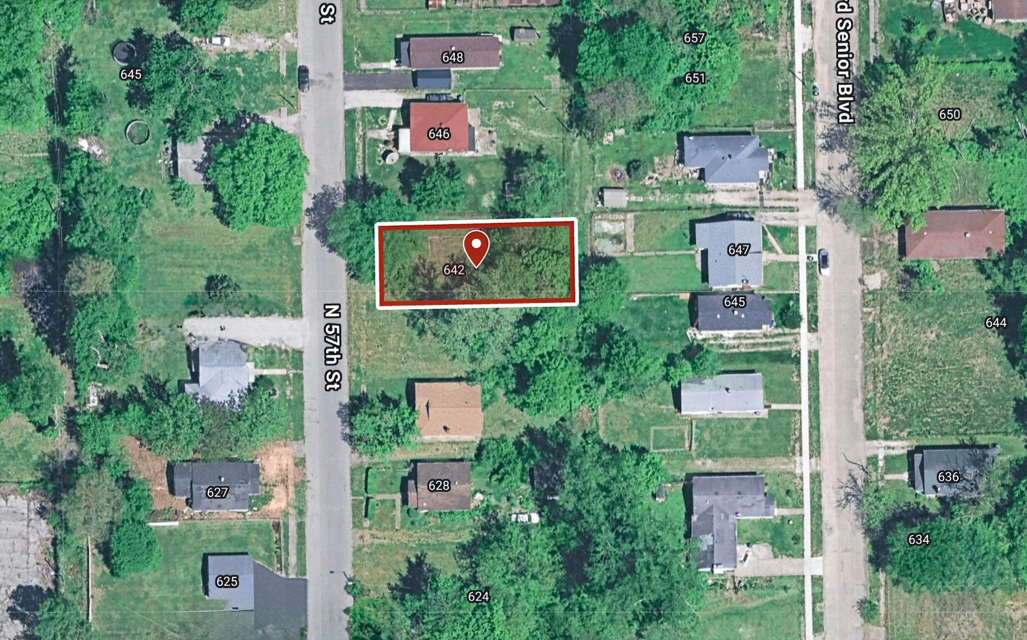 50 X 120 Sq ft. City Lot close to Downtown St. Louis