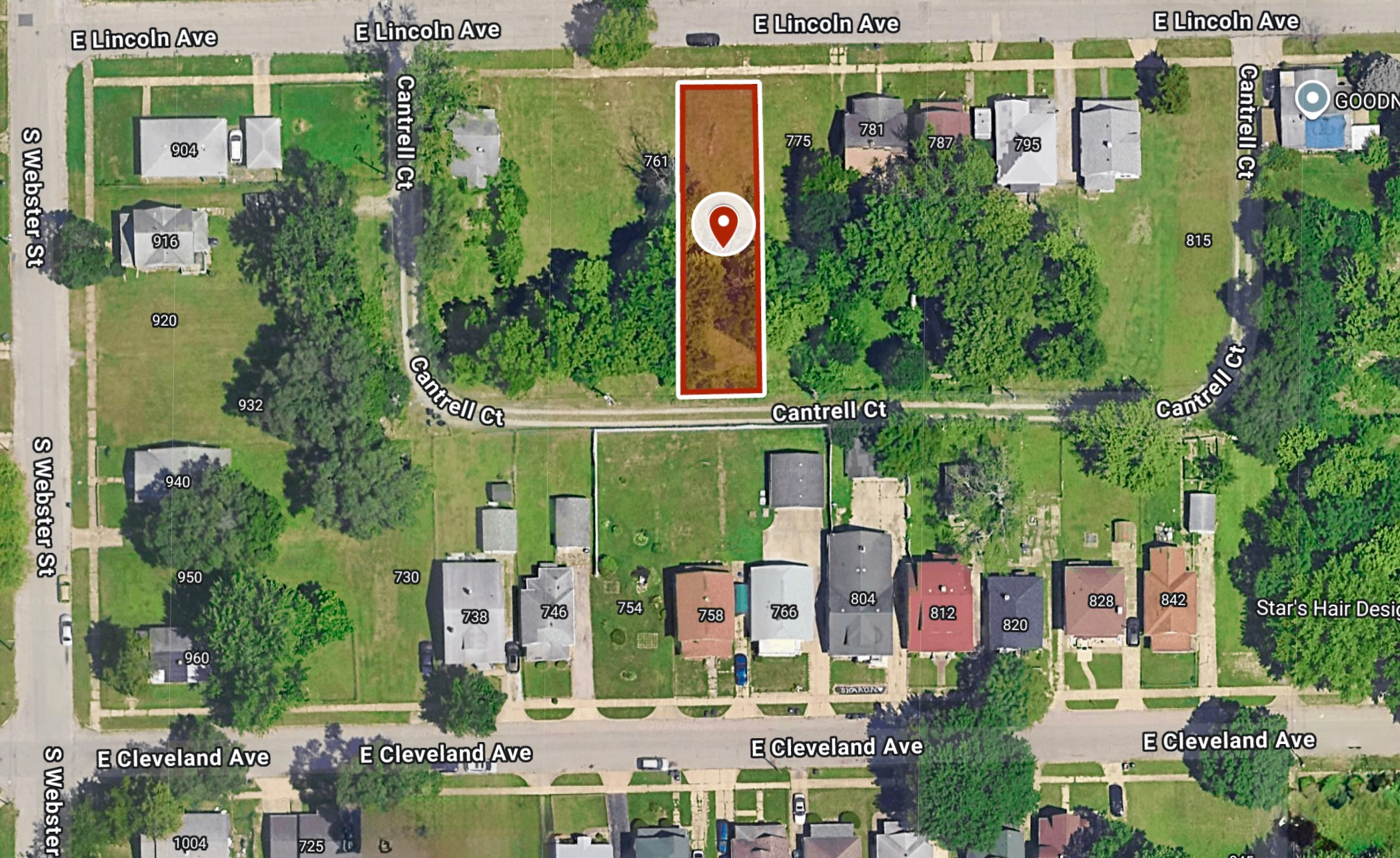 41 X 167 Sq ft. Residental City Lot Near Millikin University in Decatur, IL
