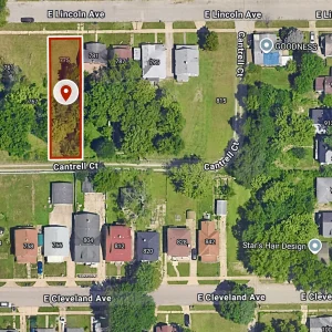 41 X 167 Sq ft. Residental City Lot Near Millikin University in Decatur, IL
