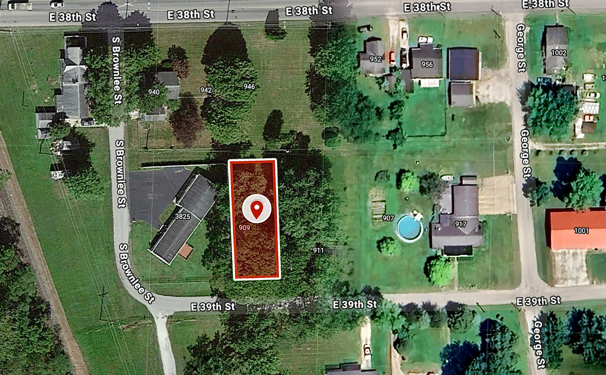 50 X 132 Sq ft. Residential City lot near Indiana Wesleyan University