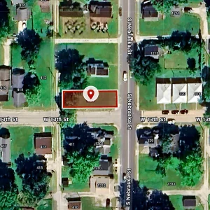 33 X 117 Sq ft. Residential City lot near Indiana Wesleyan University