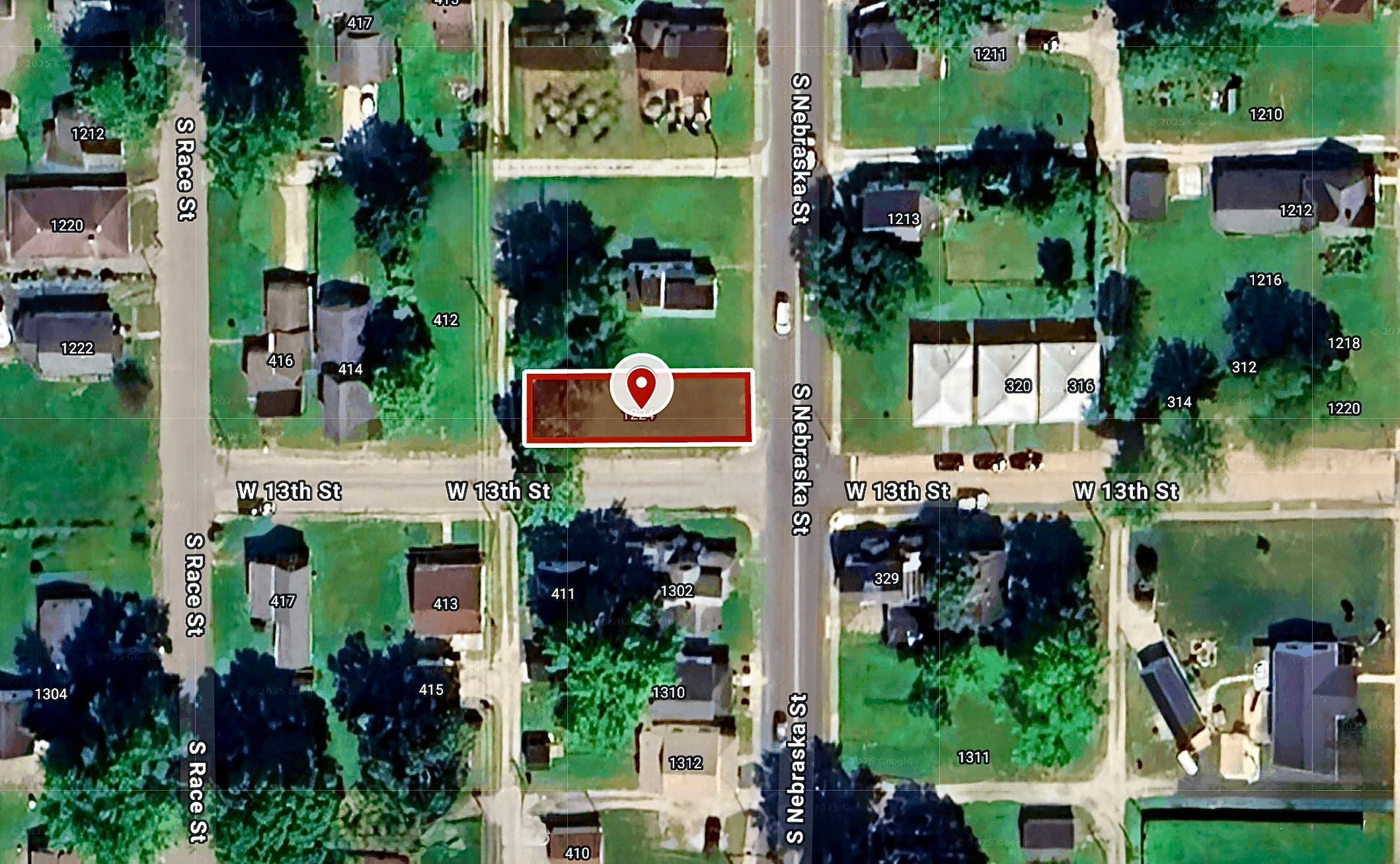 33 X 117 Sq ft. Residential City lot near Indiana Wesleyan University